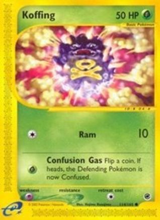 Koffing (114/165) [Expedition] - Common