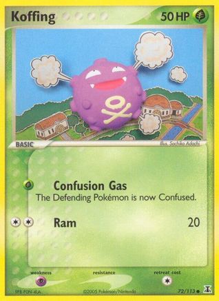Koffing (072/113) Reverse Holofoil [Delta Species] - Common