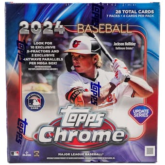2024 Topps Chrome Baseball Update Series Mega Box