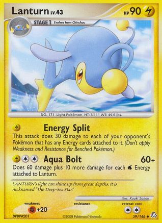 Lanturn (59/146) Reverse Holofoil [Legends Awakened] - Uncommon