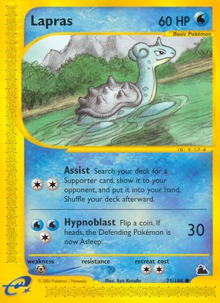 Lapras (71/144) Reverse Holofoil [Skyridge] - Common