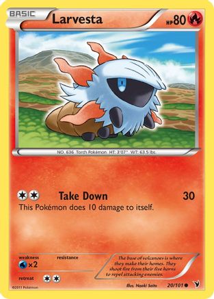 Larvesta (20/101) [Noble Victories] - Common