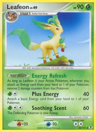 Leafeon (045/111) Reverse Holofoil [Rising Rivals] - Uncommon