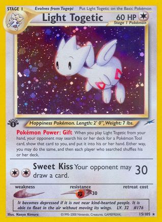 Light Togetic (15/105) 1st Edition Holofoil [Neo Destiny] - Holo Rare