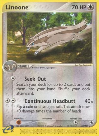 Linoone (38/109) [Ruby and Sapphire] - Uncommon
