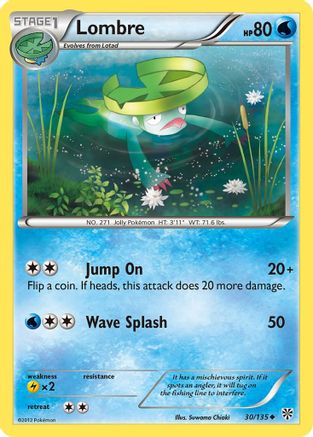 Lombre (30/135) Reverse Holofoil [Plasma Storm] - Uncommon