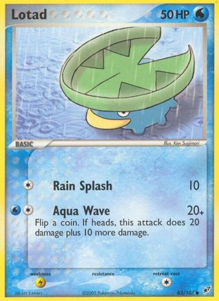 Lotad (063/107) Reverse Holofoil [Deoxys] - Common