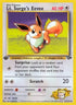 Lt. Surge's Eevee 051  - 1st Edition Gym Challenge - Uncommon