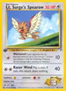 Lt. Surge's Spearow (083/132) 1st Edition [Gym Heroes] - Common