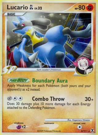 Lucario GL (8/111) Holofoil [Rising Rivals] - Holo Rare