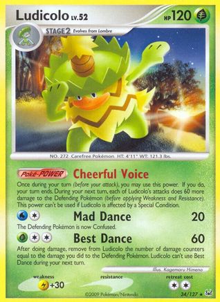 Ludicolo (34/127) [Platinum] - Rare