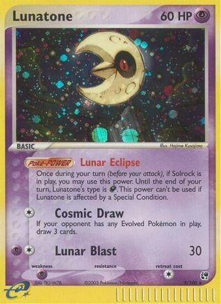 Lunatone (8/100) Holofoil [Sandstorm] - Holo Rare