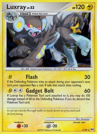 Luxray (005/99) Holofoil [Arceus] - Holo Rare