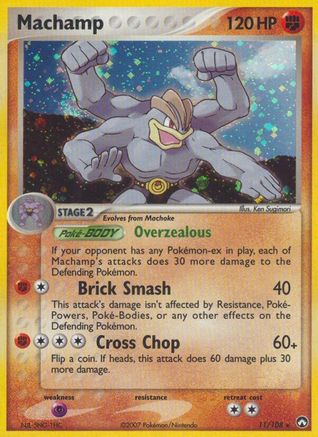 Machamp (011/108) Reverse Holofoil [Power Keepers] - Holo Rare