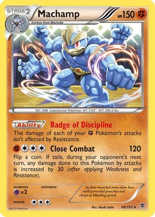 Machamp (049/101) Reverse Holofoil [Plasma Blast] - Holo Rare
