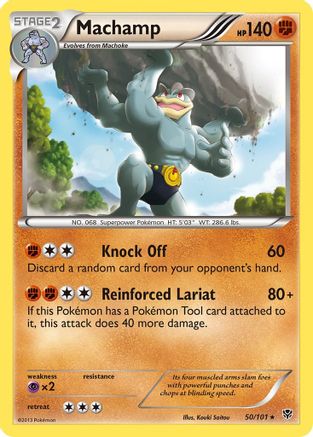 Machamp (50/101) Reverse Holofoil [Plasma Blast] - Rare
