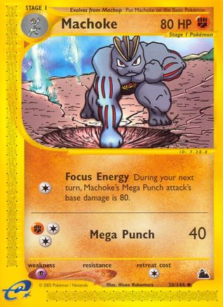 Machoke (38/144) [Skyridge] - Uncommon