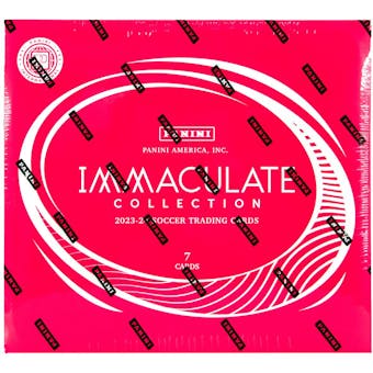 2023-24 Panini Immaculate Soccer International Hobby Box | Eastridge Sports Cards