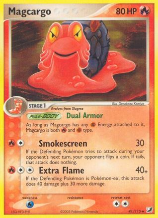 Magcargo (41/115) Reverse Holofoil [Unseen Forces] - Uncommon