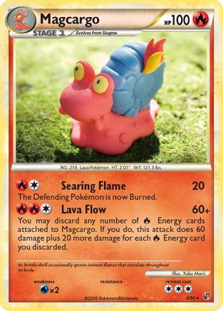 Magcargo (6/90) Reverse Holofoil [Undaunted] - Holo Rare