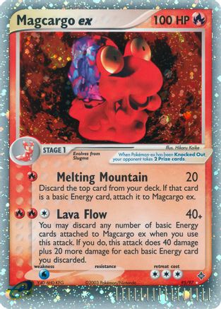Magcargo ex (95/97) Holofoil [Dragon] - Ultra Rare