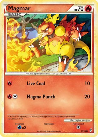 Magmar (062/95) Reverse Holofoil [Call of Legends] - Common
