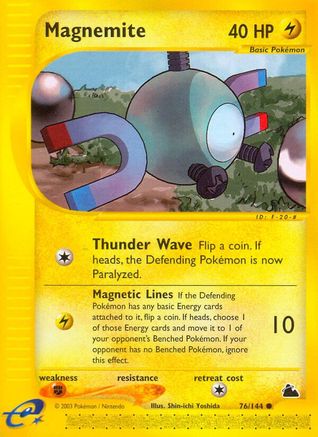 Magnemite (76/144) [Skyridge] - Common