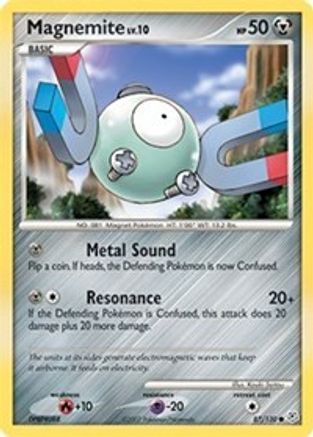 Magnemite (087/130) Reverse Holofoil [Diamond and Pearl] - Common