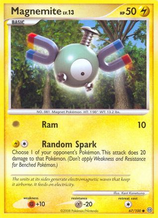 Magnemite (67/100) Reverse Holofoil [Stormfront] - Common