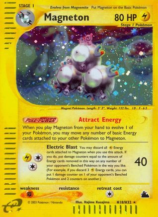 Magneton (H18) (H18/144) Holofoil [Skyridge] - Holo Rare