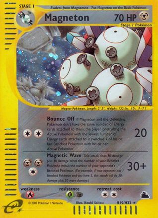 Magneton (H19) (H19/144) Holofoil [Skyridge] - Holo Rare