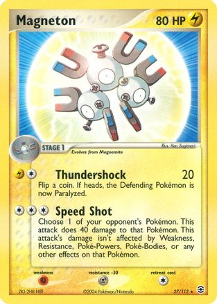 Magneton (027/112) Reverse Holofoil [FireRed & LeafGreen] - Rare
