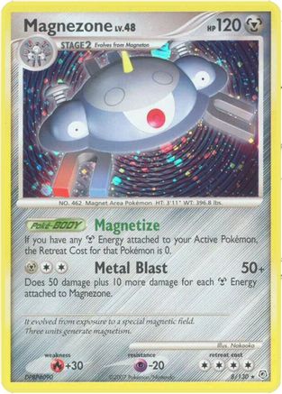 Magnezone (8/130) Reverse Holofoil [Diamond and Pearl] - Holo Rare