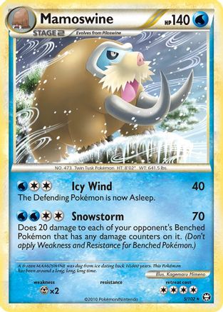 Mamoswine (005/102) Reverse Holofoil [Triumphant] - Holo Rare
