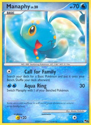 Manaphy (003/17) Holofoil [POP Series 6] - Rare