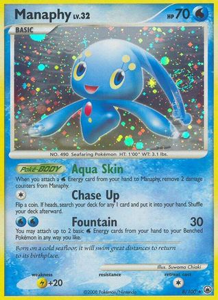 Manaphy (8/100) Holofoil [Majestic Dawn] - Holo Rare