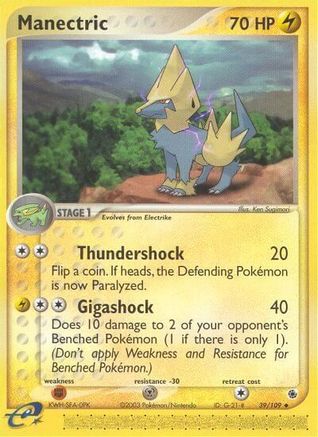 Manectric (39/109) Reverse Holofoil [Ruby and Sapphire] - Uncommon