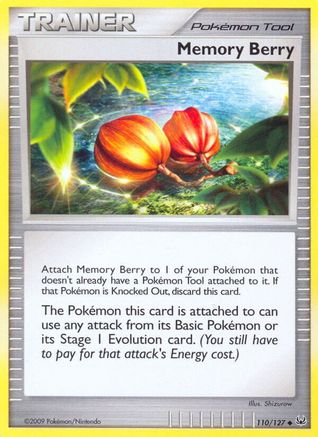 Memory Berry (110/127) Reverse Holofoil [Platinum] - Uncommon