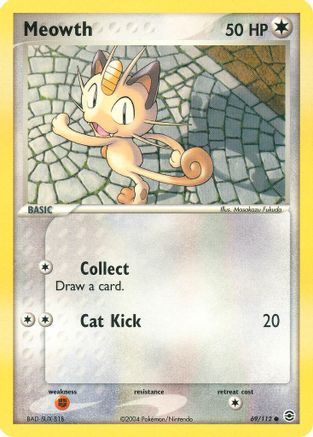 Meowth (069/112) Reverse Holofoil [FireRed & LeafGreen] - Common