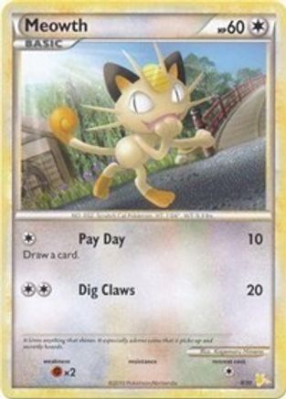 Meowth (#4) (4) [HGSS Trainer Kit Gyarados & Raichu] - Common