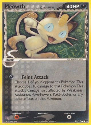 Meowth (Delta Species) (011/17) [POP Series 5] - Common
