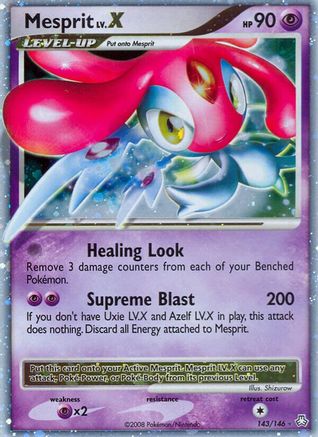 Mesprit LV.X (143/146) Holofoil [Legends Awakened] - Ultra Rare