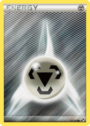 Metal Energy (Basic) (112/114) Reverse Holofoil [Black and White] - Common