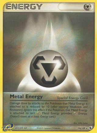 Metal Energy (Special) (94/109) Reverse Holofoil [Ruby and Sapphire] - Rare