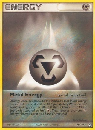 Metal Energy (Special) (88/108) Reverse Holofoil [Power Keepers] - Rare