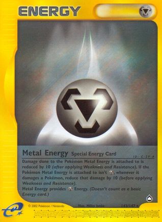 Metal Energy (143/147) Reverse Holofoil [Aquapolis] - Rare