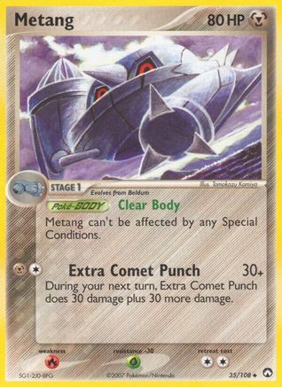 Metang (35/108) Reverse Holofoil [Power Keepers] - Uncommon