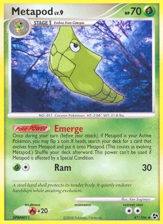Metapod (47/106) [Great Encounters] - Uncommon