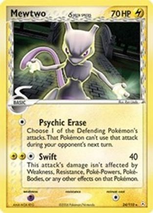 Mewtwo (Delta Species) (24/110) [Holon Phantoms] - Rare