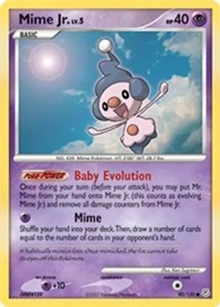 Mime Jr. (090/130) Reverse Holofoil [Diamond and Pearl] - Common